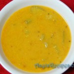 Dal with vegetables and coconut (Dali ambat)