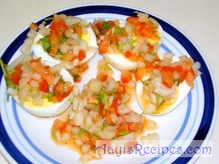 Egg chaat