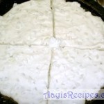 Rice flour rotti (Tandla pita/Piyyavu bhakri or Akki rotti)