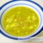 Scrambled egg in coriander curry