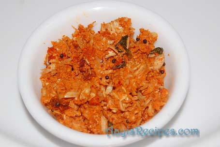 Raw jackfruit sidedish (Kadgi chakko/kadgi sushal)