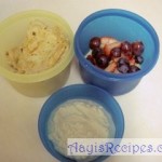 Lunchbox: Pumpkin paratha, chutney and fruits
