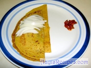 Onion dosa (Neerulli dose)