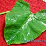 Chana-colocasia leaves sidedish (VenTi randayi)