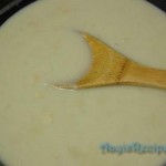 Rice-chana dal pudding (Tandla-chane dali paays or Madagane)