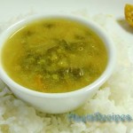 Spinach green curry