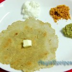 Pearl millet roti (Sajje Rotti, Bajra Roti)