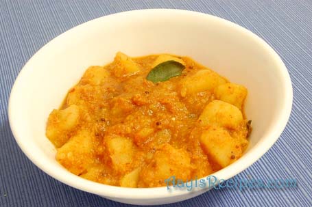 Spicy potato curry(Batate vaagu)