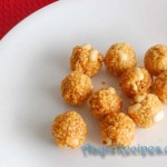 Sesame laddoos (Tila laddu)