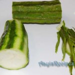Ridge gourd skin chutney (GosaLe shire chutney)