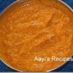 Tender jackfruit chutney (Kadgi koot)