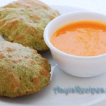 Spinach puri