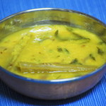 Lemony masoor dal with vegetables