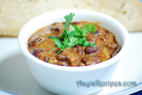 Rajma with yogurt