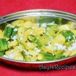 Dried val – ridgegourd sidedish