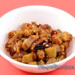 Okra with kokum (Sola bhende)