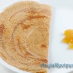 Wheat-lentil dosa