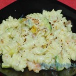 Vegetable and almond pasta