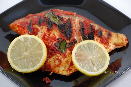 Grilled Pomfret