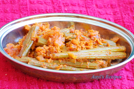 Spicy drumstick (Maskasangi sukke)