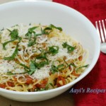 Roasted cherry tomatoes pasta