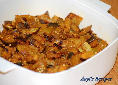 Eggplant-Potato Sidedish