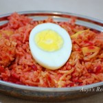 Beetroot & Egg Rice