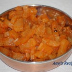 Spicy Garlicky Radish (Mulangi TaLasani)