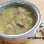 Green Dried Peas Gravy (Vatane Amti)