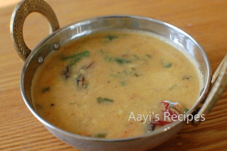 dal with garlic cumin shallot