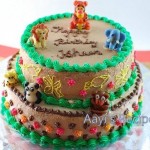 Chocolate Cake &ndash; First Birthday Jungle Cake