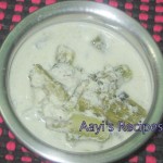 Amaranth in Raw Coconut Masala (Bhajji Dente Sasam)