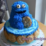 Chocolate Cake – Second Birthday Cookie Monster Cake