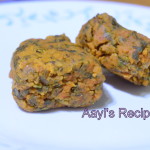 Spinach Cakes (Palak Pathrode)