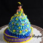 Blue Princess Cake
