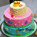 Animal themed cake for Baby shower