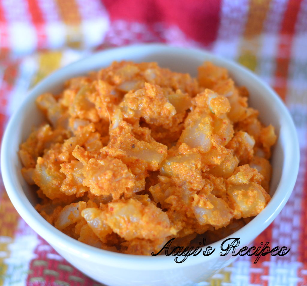Potato-Coconut Chutney (Batate Kosambari)