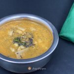 Sprouted moong daal side dish ( Muga moLe randayi)