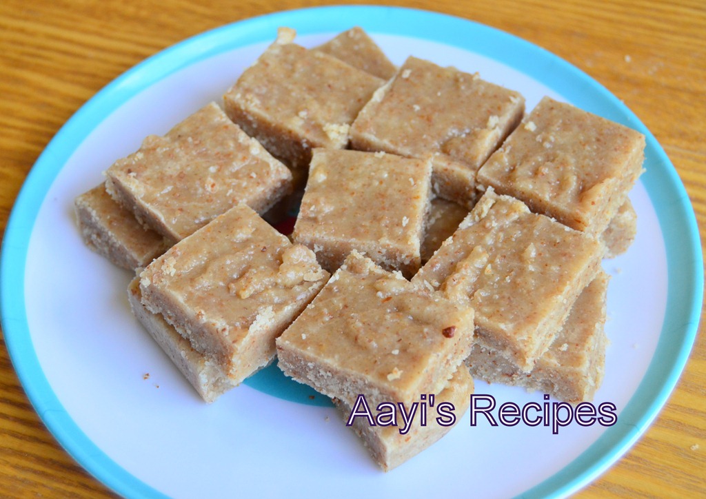 Almond Burfi