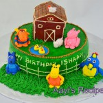 Backyardigans go to Old MacDonald farm cake