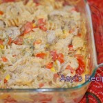 Baked Pasta With Chicken And Vegetables Casserole