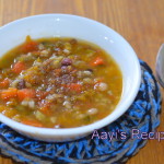 Beans – Butternut Squash soup