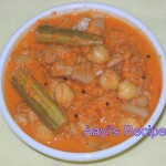 Jackfruit – Chickpeas Sidedish (Chakko Chane Randayi / Ghashi)