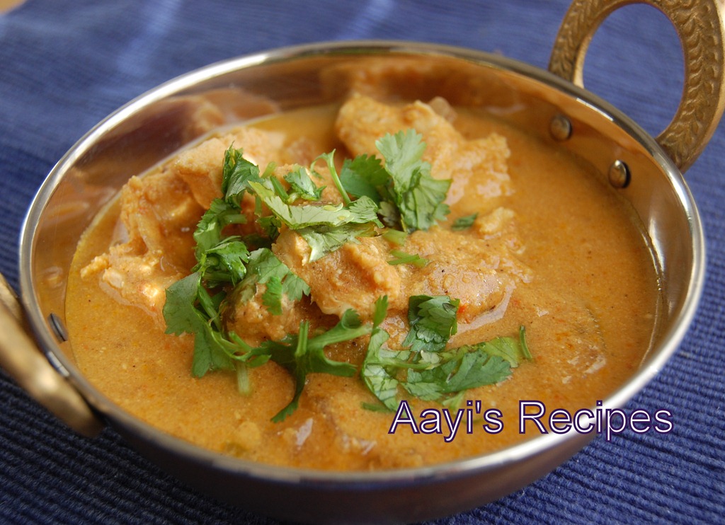 Chicken Gravy With Coconut And Yogurt
