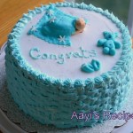 Sleeping Baby Under Blanket – Baby Shower Cake