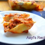 Stuffed Pasta Shells with Ricotta-Tofu-Spinach Filling